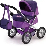 Bayer Design 13012AA Puppenwagen Trendy mit Tasche, verstellbarer Griff, gro&szlig;e