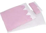 Puppenbettzeug rosa Streifen - Rosa
