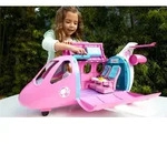 Barbie Dreamhouse Adventures Reise Traum-Flugzeug mit Puppe (blond), Karriere- ,