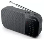 Muse M-025 R, Tragbar, Analog, FM, MW, 88 - 108 MHz, Schwarz, Drehregler - Schwarz