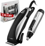 Clatronic&reg; Haarschneidemaschine-Set mit Nasenhaarentferner | 3 - 12 mm | Stufenlose