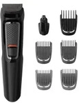 Philips MULTIGROOM Series 3000 7 Aufs&auml;tze, 7-in-1, f&uuml;r Gesicht und Haare, Schwarz,