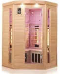 Dewello Infrarotkabine Infrarotsauna LAKEFIELD 3 120cm x 120cm inkl.