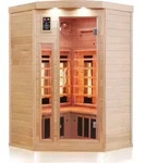 Dewello Infrarotkabine Infrarotsauna LAKEFIELD 140cm x 140cm inkl.