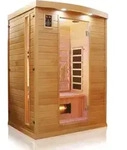 Dewello Infrarotkabine Infrarotsauna PIERSON 135cm x 105cm inkl.