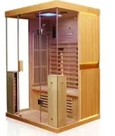 Dewello Infrarotkabine Infrarotsauna KINGSTON 130cm x 105cm inkl.