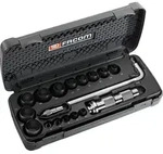 Facom Locheisen u. Kreisschneider Set 19-tlg