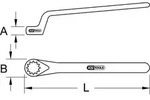 KS TOOLS Ringschl&uuml;ssel mit Schutzisolierung gekr&ouml;pft 1/2" - 117.2273
