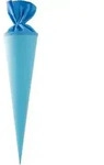 Goldbuch Bastelschult&uuml;te 70cm mit farbigem Filzverschluss hellblau - Hellblau