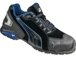 Sicherheitsschuh Rio Black Low Gr.46 schwarz/blau Leder S3 SRC EN20345 PUMA - Schwarz
