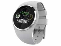 Atlanta 9703/4 Smartwatch mit Touchdisplay Hellgrau
