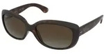 Ray-Ban JACKIE OHH, Erwachsener, Uni, Rechteckig, Schildkr&ouml;te, Polarisierte Linse,