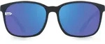 Gloryfy Sonnenbrille Gi22 Amadeus Sun black matt blau verspiegelt unbreakable...