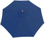 anndora Sonnenschirm Knickbar 3m rund mit Dreh-Kipp-Mechanismus Navy Dunkelblau