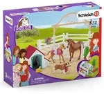 Schleich Horse Club Hannahs Gastpferde mit H&uuml;ndin Ruby, 42458 - Silber