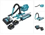Makita DCL 184 RF Akku Staubsauger 18 V 54 mbar 0,5 l + 2x Akku 3,0 Ah +...