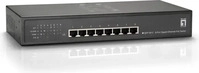 LevelOne GEP-0812, LevelOne 8-Port-Gigabit Ethernet-PoE-Switch, 61.6W, 802.3at...