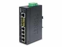 Planet Indus. L2+ - 4 x 10/100/1000T PoE Switch 2-port 100/1000X SFP - 802.3at, -
