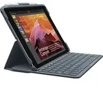 Logitech Slim Folio - Tastatur und Folioh&uuml;lle - Bluetooth - Deutsch - Graphite -