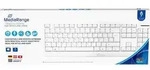 MediaRange MROS110, Volle Gr&ouml;&szlig;e (100%), Kabelgebunden, USB, QWERTZ, Wei&szlig; - Wei&szlig;