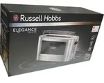Russell Hobbs Toaster Langschlitz Elegance GlasEdelstahl Br&ouml;tchenaufsatz