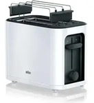 Braun PureEase HT 3010 WH, 2 Scheibe(n), Wei&szlig;, Tasten, Drehregler, 1000 W, 291 mm,