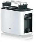 Braun HT3000WH, 2 Scheibe(n), Schwarz, Wei&szlig;, Tasten, Drehregler, 1000 W -