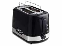 ELTA Toaster Cool Touch 7 Bräunungsstufen auftauen aufwärmen Blackline