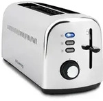H.Koenig Toaster TOS32 / 4 Scheiben / 7 Br&auml;unungsstufen / Edelstahl / Silber /...