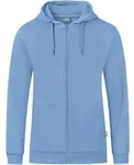 Jako Organic Kapuzenjacke Damen - Eisblau - Hellblau - 42