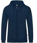 Jako Kapuzenjacke Organic marine 38 - Blau - 38