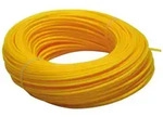 Toolland Trimmerfaden, Nylon, Gelb, 2 mm, 100 m