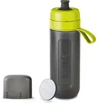Wasserfilter-Flasche Active limone - Schwarz/Gelb