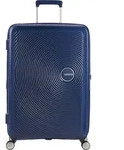 American Tourister Soundbox Spinner 67 / 24 TSA EXP Trolley Midnight Navy blau - Blau