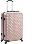 vidaXL Hartschalen-Trolley-Set 3 Stk. Ros&eacute;gold ABS - Gold