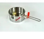 Schulte-Ufer WEGA 64026-16 Kasserolle, Edelstahl, 16 cm Durchmesser,