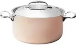 De Buyer Prima Matera Bratentopf Kupfer/Edels. 24 cm induktion - Kupfer