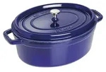 Staub Cocotte, 5,5 l, Blau, Eisenguss, 4 cm, 310 mm, 167 mm - Blau
