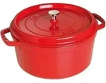 Staub La Cocotte 20cm rund, rot, Gusseisen - Rot