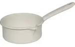 Riess Weiss Stielkasserolle 12cm (0035-33) - Wei&szlig;