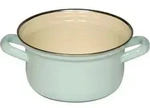 Riess Kasserolle mit Chromrand 14 cm 0,75 l 0277-006 t&uuml;rkis - T&uuml;rkis