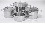 Silit Topf-Set Alicante, aus Edelstahl - Silber