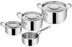 Tefal Kochgeschirr 7-teiliges Topfset by Jamie Oliver - Silber