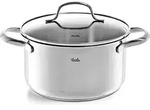 Fissler San Francisco / Edelstahl-Topf (3,3 L - &Oslash; 20 cm) Kochtopf mit Glas-Deckel,