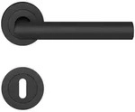 Set auf Rosette Rhodos Schl&uuml;ssel L Cosmos schwarz KARCHER quadratisch 7mm 3 St&uuml;ck -