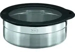 R&ouml;sle Frischhaltedose mit Deckel &Oslash; 16 cm - Schwarz/Silber