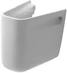 Duravit D-Code Halbs&auml;ule, 245 &times; 268 &times; 305 mm, passend f&uuml;r den Waschtische, Wei&szlig;