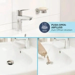 GROHE Start Einhand-Waschtischbatterie S-Size, mit Spar-Funktion - Silber