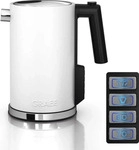 Graef WK901EU, 1,2 l, 2015 W, Wei&szlig;, Edelstahl, Regelbare Temperatur,