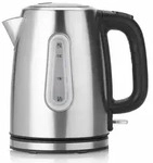 Tristar WK-3373 Wasserkocher, 1,7 l, 2200 W, Schwarz, Edelstahl, Edelstahl,